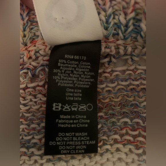 Anthropologie Akemi + Kin - One Size Kimono Cocoon Open Knit Poncho - Picture 14 of 15